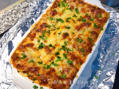 參考食譜 : 肉醬千層麵