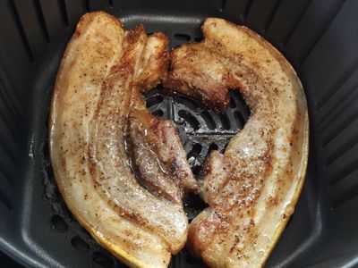 【極簡】五花鹹豬肉 @氣炸鍋不敗美食