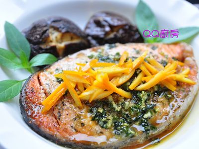 參考食譜 : 【五月花妙用廚紙】橙香義式香料烤鮭魚