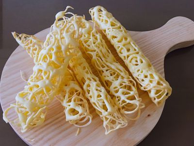 參考食譜 : 氣炸鍋 蕾絲蛋捲