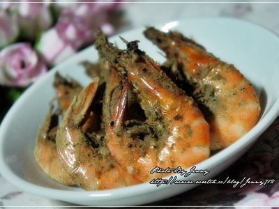 參考食譜 : 十分鐘上桌‧懶人烤箱版胡椒蝦