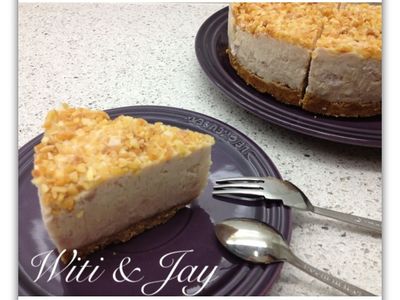 參考食譜 : [Witi✿Kitchen]"免烤"芋泥cheeses cake起司乳酪蛋糕