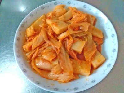 韓式泡菜蘿蔔糕*萍姊