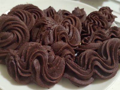 可可丹麥小西餅