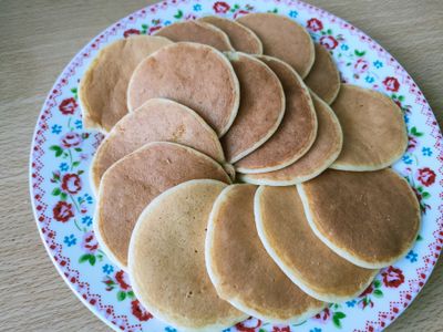 參考食譜 : 寶寶地瓜鬆餅（適蛋奶不過敏者）