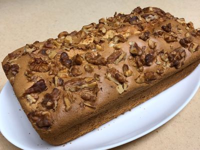 超簡單 香蕉核桃蛋糕🍌