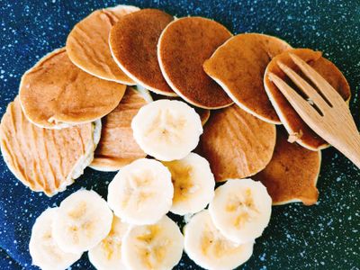 寶寶 香蕉鬆餅（果汁機快速完成版）