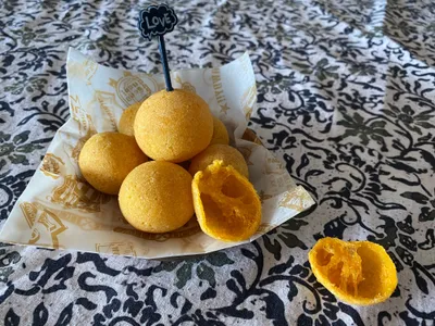 參考食譜 : QQ 地瓜球