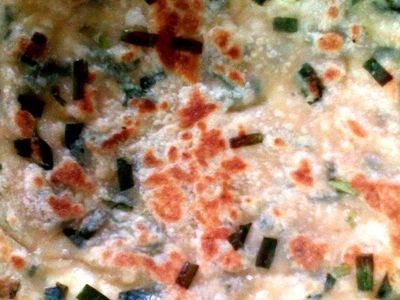 韭菜煎餅(發麵版)