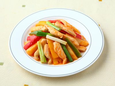 參考食譜 : 亨氏番茄醬 糖醋蘋果雞柳