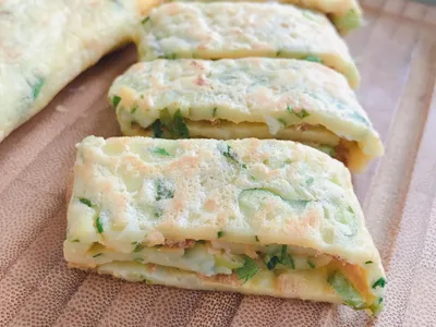 參考食譜 : 古早味蛋餅