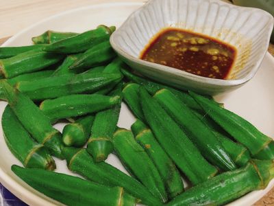 ﹝懶人&低卡﹞微波秋葵