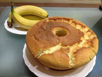 參考食譜 : 香蕉戚風蛋糕(Banana Chiffon Cake)