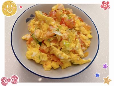 寶寶餐車-番茄蝦仁滑蛋拌飯