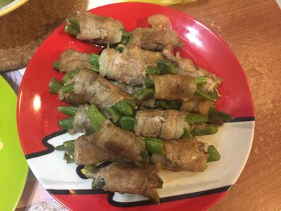 四季豆豬肉捲