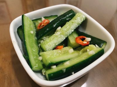 參考食譜 : 涼拌小黃瓜🥒