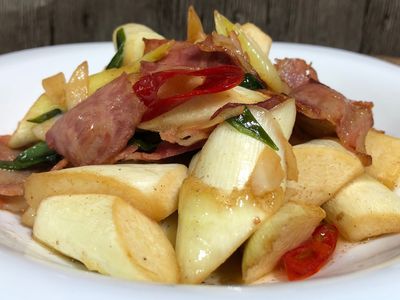培根茭白筍（影片示範）