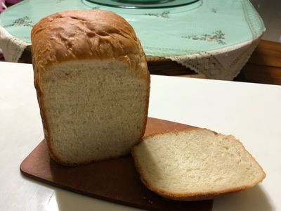 參考食譜 : 豆渣吐司（麵包機）