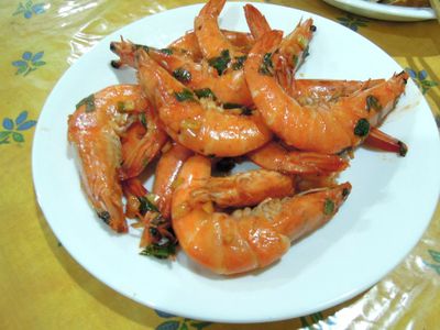 參考食譜 : 椒鹽炒蝦