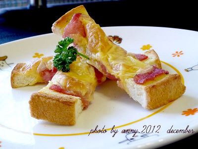 參考食譜 : 【博客】香蒜培根起司棒