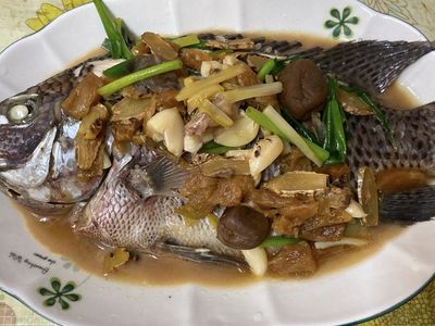 鳳梨醬燒吳郭魚