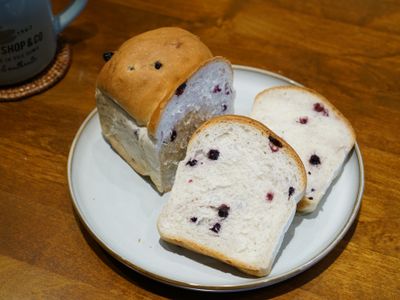 藍莓乾吐司。簡易吐司食譜!
