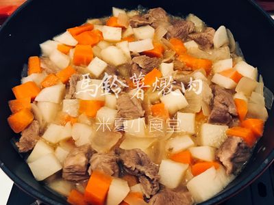 參考食譜 : 馬鈴薯燉肉（珐瑯鑄鐵鍋）