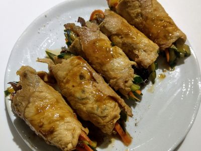 豬肉鮮蔬捲
