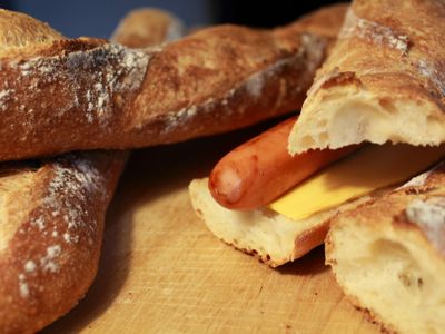 參考食譜 : 棍子麵包三明治