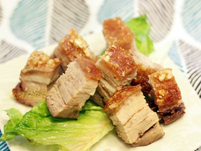 做比說的容易 - 港式脆皮烤豬肉 Roasted Suckling pig