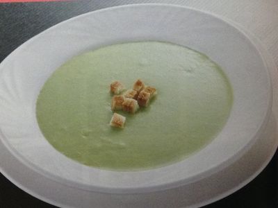 #青豆仁漿湯附麵包丁