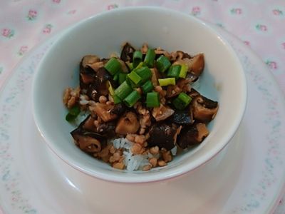 讓人食指大動的美味香菇肉燥飯