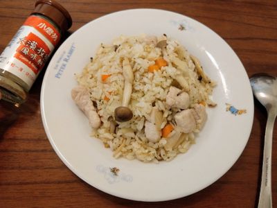 孜然雞胸肉炒飯