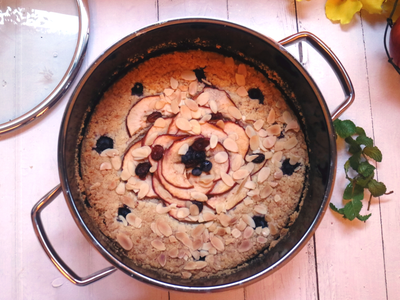 【蘋果藍莓奶酥派】~酸甜幸福好滋味~