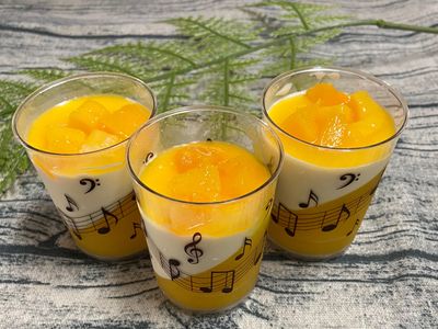 參考食譜 : 義式芒果奶酪