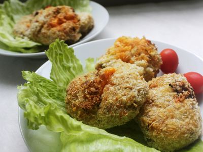 影片◆經典口味爆漿起司牛肉可樂餅◆氣炸鍋