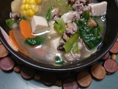 青蔬豆腐湯