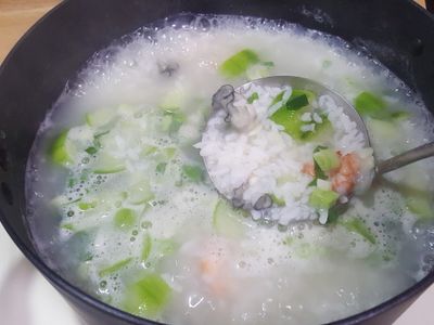 絲瓜海鮮粥
