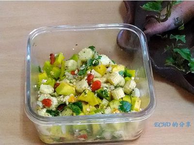 簡易料理-涼拌酪梨甜柚沙拉