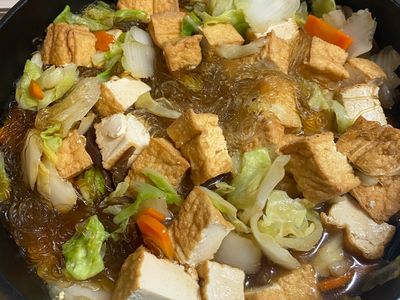 參考食譜 : 大白菜粉絲煲