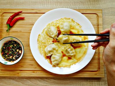 參考食譜 : 冰花煎餃