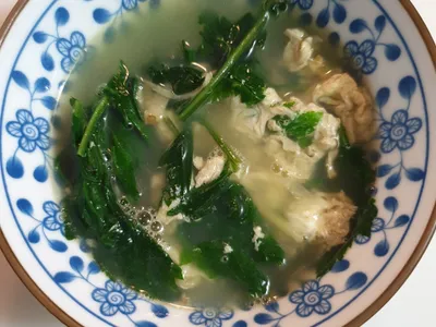 珍珠菜蛋花湯