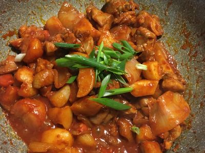 韓式辣醬
燒去骨雞腿