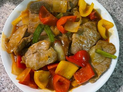 參考食譜 : 糖醋梅花豬肉