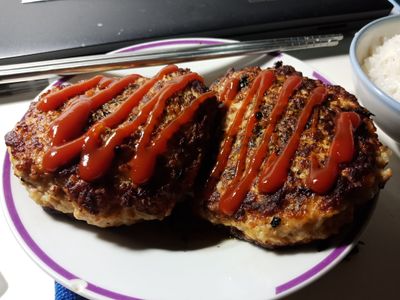 【緊張的】應急漢堡排