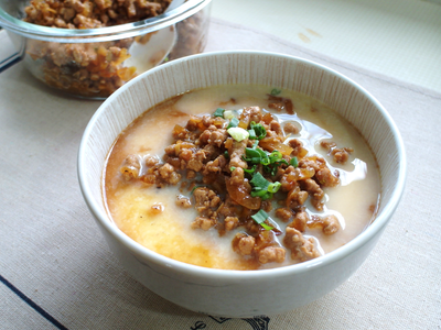 【家常菜】肉末蒸蛋