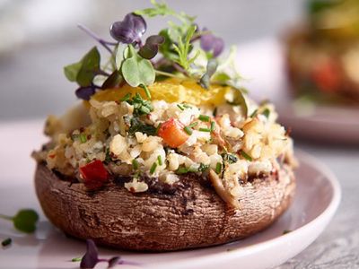 美式洋菇蟹肉飯