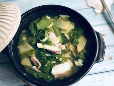 富貴連年魚片湯 /芥菜鯛魚腹片