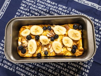 用吐司邊做麵包布丁