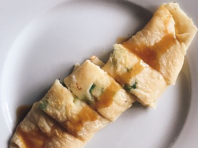 參考食譜 : 台式傳統蛋餅